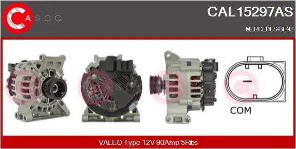 Alternator Brand New HQ CAL15297AS