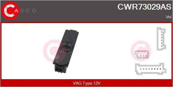 Switch, window regulator Brand New HQ CWR73029AS