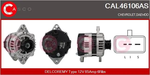 Alternator Brand New HQ CAL46106AS