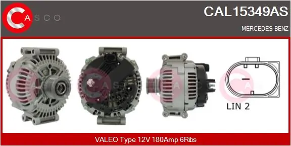 Alternator Brand New HQ CAL15349AS