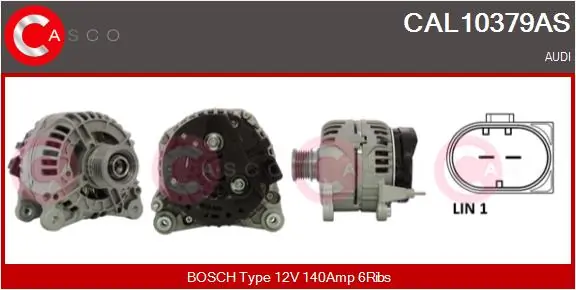 Alternator Brand New HQ CAL10379AS