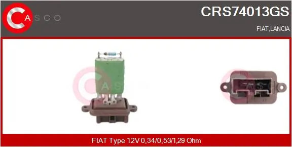 Resistor, interior blower Genuine CRS74013GS