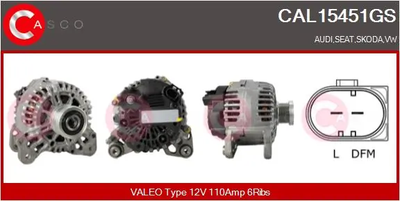 Alternator Genuine CAL15451GS