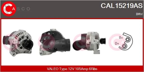 Alternator Brand New HQ CAL15219AS
