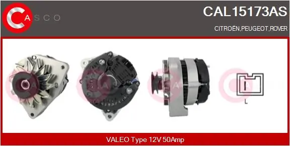 Alternator Brand New HQ CAL15173AS