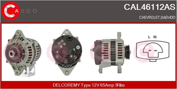 Alternator Brand New HQ CAL46112AS
