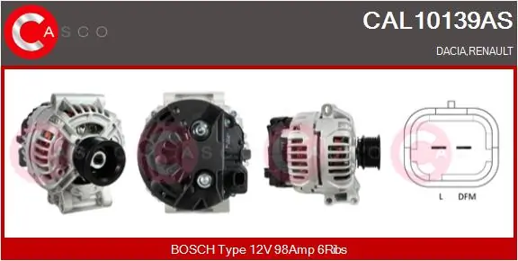 Alternator Brand New HQ CAL10139AS