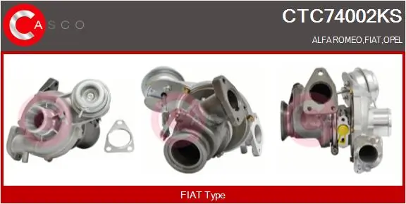 Charger, charging (supercharged/turbocharged) KAYOTAWA CTC74002KS