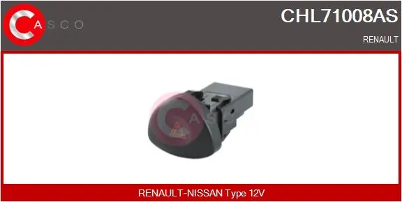 Hazard Warning Light Switch Brand New HQ CHL71008AS