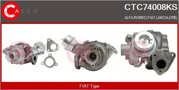 Charger, charging (supercharged/turbocharged) KAYOTAWA CTC74008KS