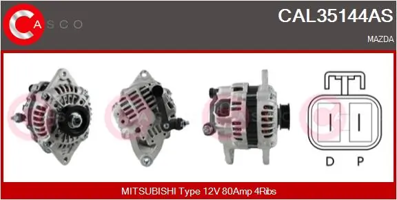 Alternator Brand New HQ CAL35144AS