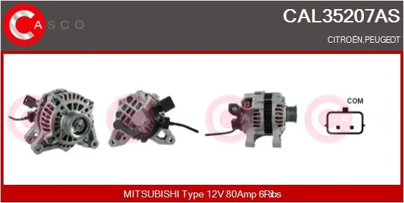 Alternator Brand New HQ CAL35207AS