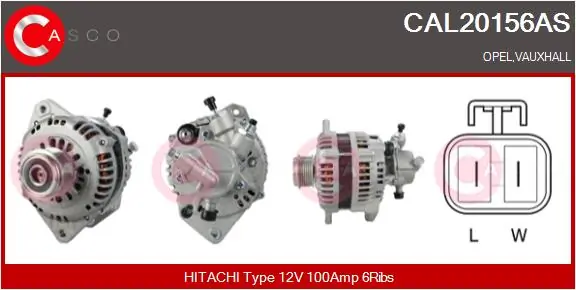 Alternator Brand New HQ CAL20156AS