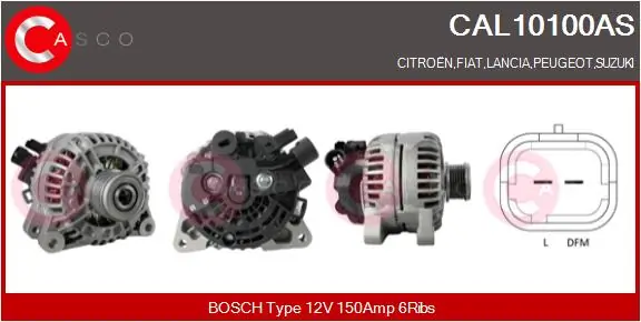 Alternator Brand New HQ CAL10100AS