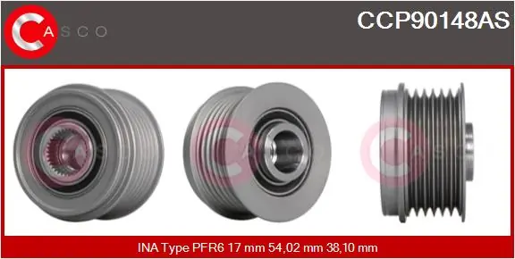 Belt Pulley, alternator Brand New HQ CCP90148AS