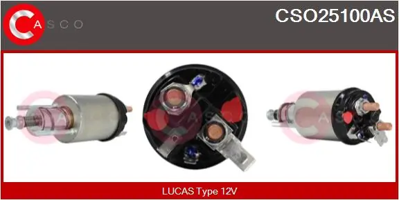 Solenoid Switch, starter Brand New HQ CSO25100AS