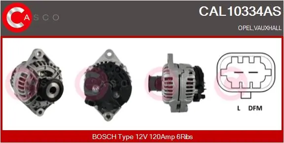 Alternator Brand New HQ CAL10334AS