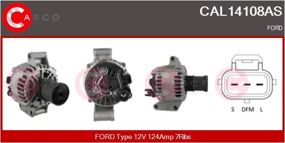 Alternator Brand New HQ CAL14108AS