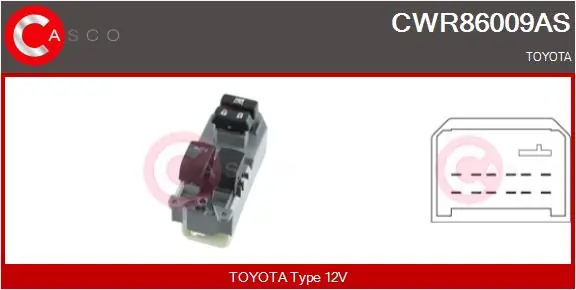 المفتاح، رافعة النافذة Brand New HQ CWR86009AS