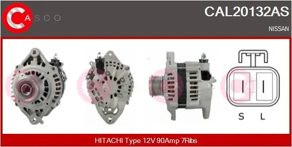 Alternator Brand New HQ CAL20132AS