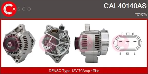 Alternator Brand New HQ CAL40140AS