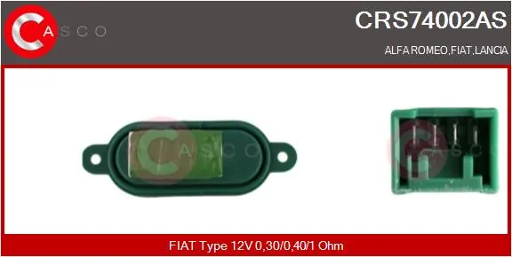 Resistor, interior blower Brand New HQ CRS74002AS