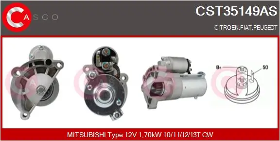 Starter Brand New HQ CST35149AS