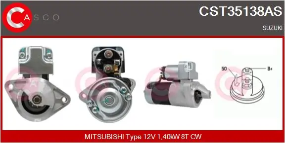 Starter Brand New HQ CST35138AS