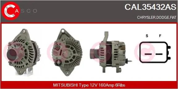 Alternator Brand New HQ CAL35432AS