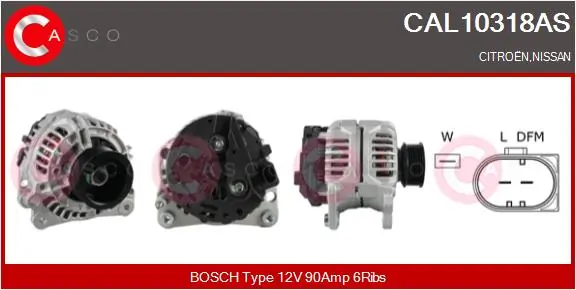Alternator Brand New HQ CAL10318AS