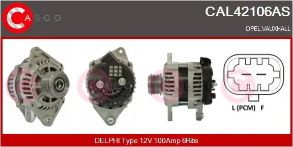 Alternator Brand New HQ CAL42106AS