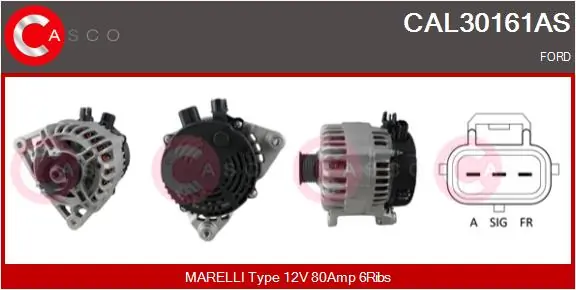 Alternator Brand New HQ CAL30161AS