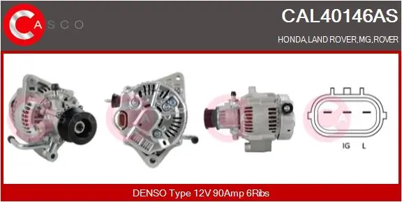 Alternator Brand New HQ CAL40146AS