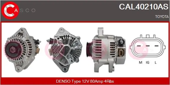 Alternator Brand New HQ CAL40210AS
