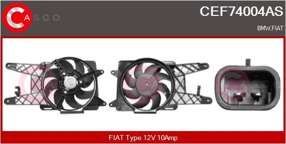 Electric Motor, radiator fan Brand New HQ CEF74004AS