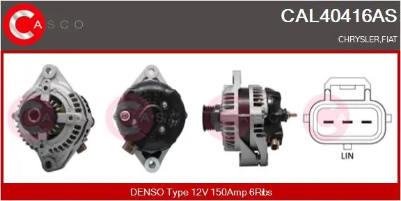 Alternator Brand New HQ CAL40416AS