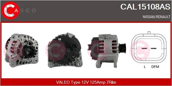 Alternator Brand New HQ CAL15108AS