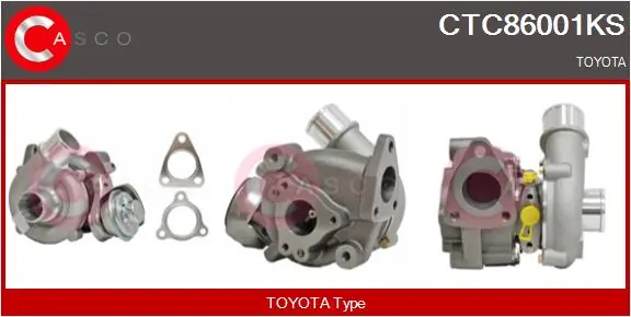 Charger, charging (supercharged/turbocharged) KAYOTAWA CTC86001KS