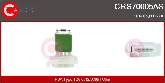 Resistor, interior blower Brand New HQ CRS70005AS