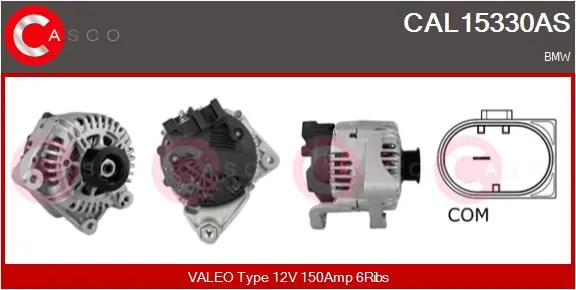 Alternator Brand New HQ CAL15330AS