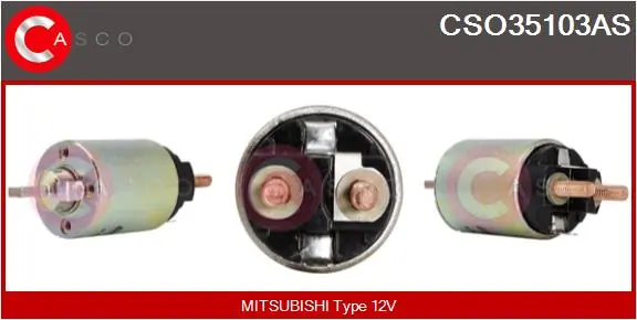 Solenoid Switch, starter Brand New HQ CSO35103AS