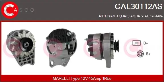 Alternator Brand New HQ CAL30112AS
