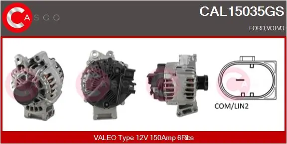 Alternator Genuine CAL15035GS