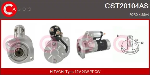 Starter Brand New HQ CST20104AS