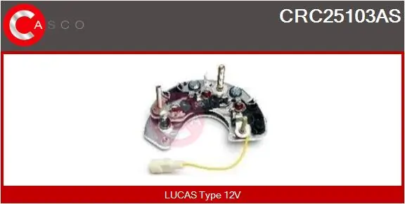 Rectifier, alternator Brand New HQ CRC25103AS