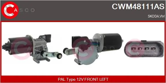 Wiper Motor Brand New HQ CWM48111AS