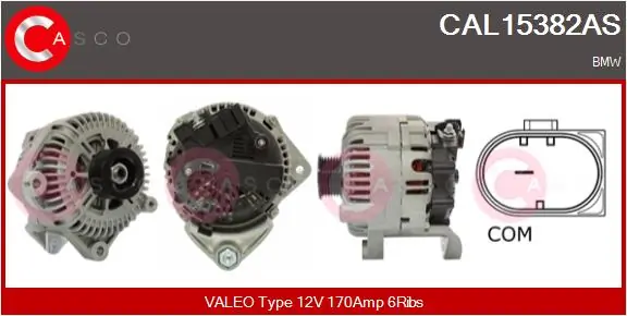 Alternator Brand New HQ CAL15382AS