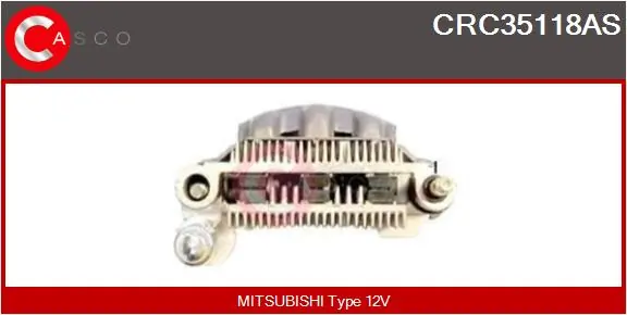 Rectifier, alternator Brand New HQ CRC35118AS