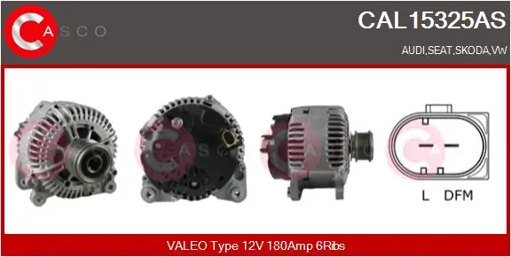 Alternator Brand New HQ CAL15325AS