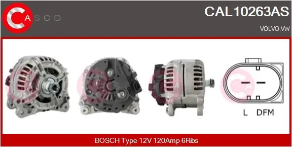Alternator Brand New HQ CAL10263AS